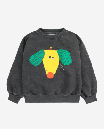 BOBO CHOSES | Happy Dog sweatshirt DARK GREY
