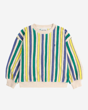BOBO CHOSES | Multicolor Stripes terry cloth sweatshirt