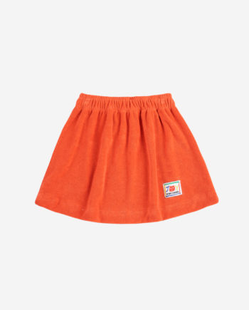 BOBO CHOSES | Smiling terry cloth skirt RED