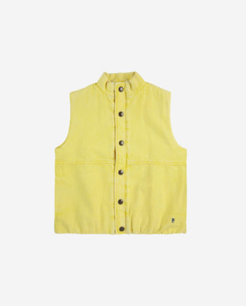 BOBO CHOSES | Smiling denim vest YELLOW