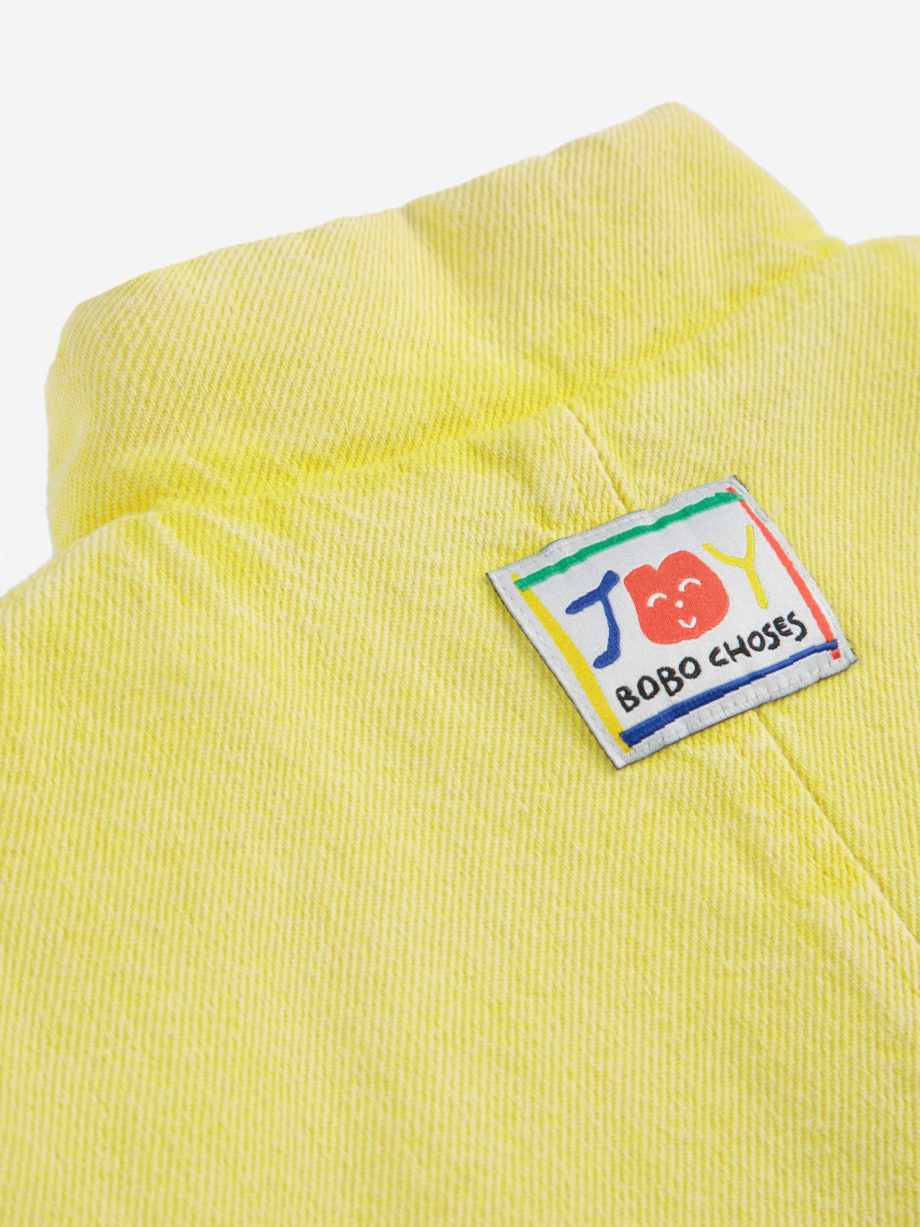 BOBO CHOSES | Smiling denim vest YELLOW