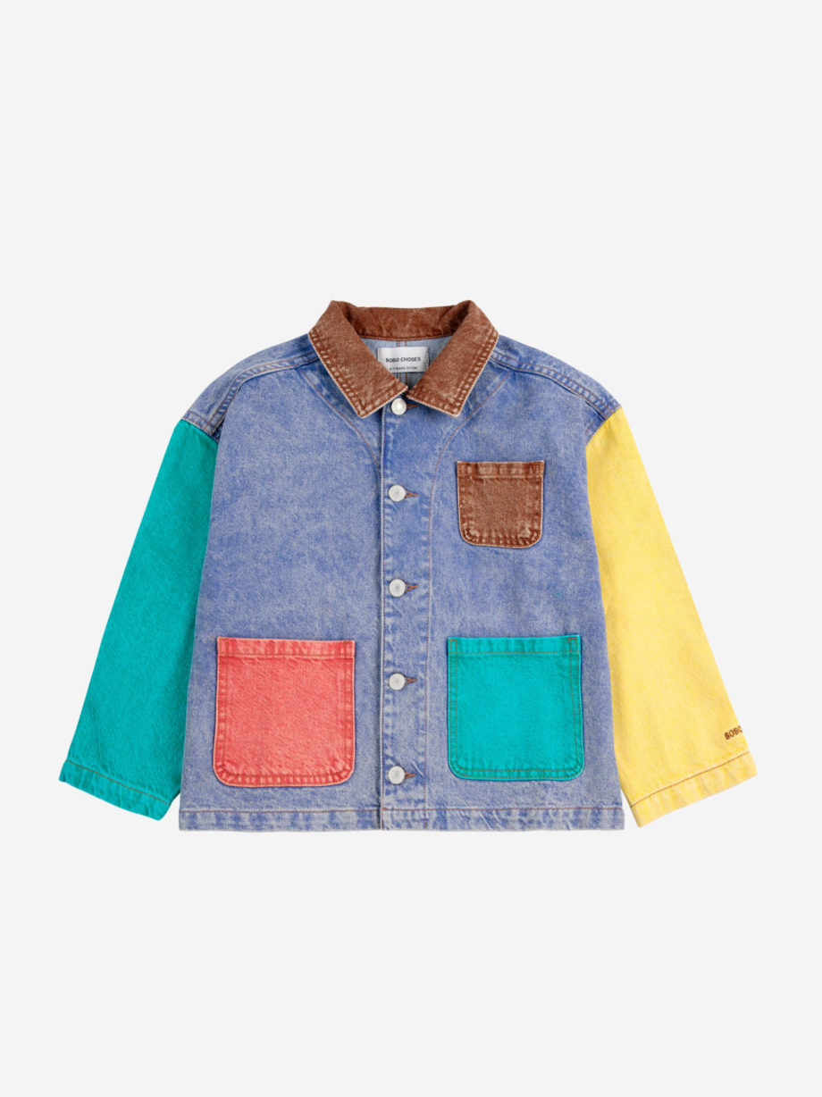 BOBO CHOSES | Color block denim jacket