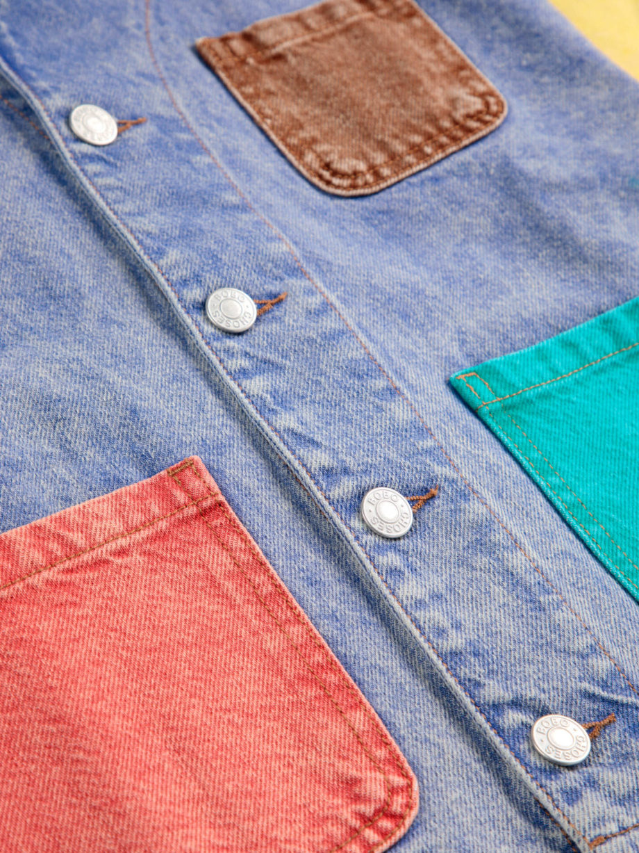 BOBO CHOSES | Color block denim jacket