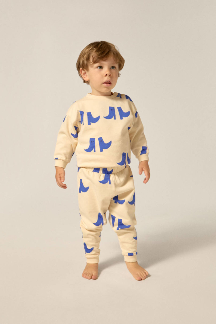 THE CAMPAMENTO |  Happy Boots Allover Baby Sweatshirt