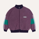 THE CAMPAMENTO |  Purple Color Block Kids Zipped Sweatshirt