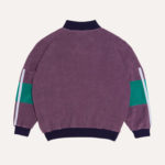 THE CAMPAMENTO |  Purple Color Block Kids Zipped Sweatshirt
