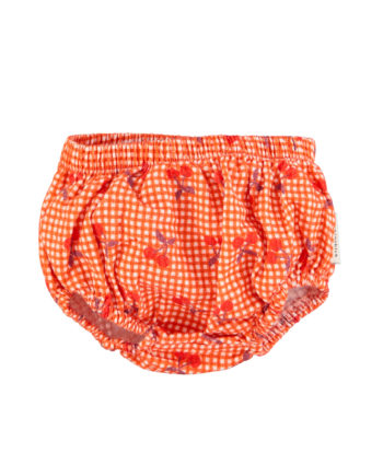 PIUPIUCHICK BABY | baby bloomers | red & white checkered w/ cherries