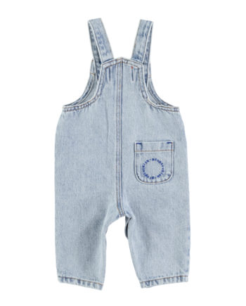 PIUPIUCHICK BABY | baby dungarees | washed blue denim