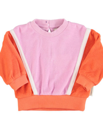 PIUPIUCHICK BABY | sweatshirt | orange & lavender