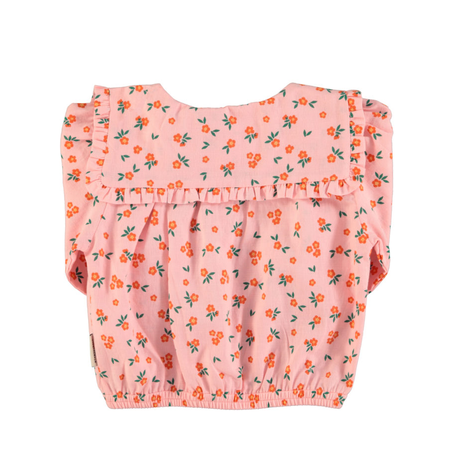 PIUPIUCHICK | blouse w/ sailor collar | pink flowers