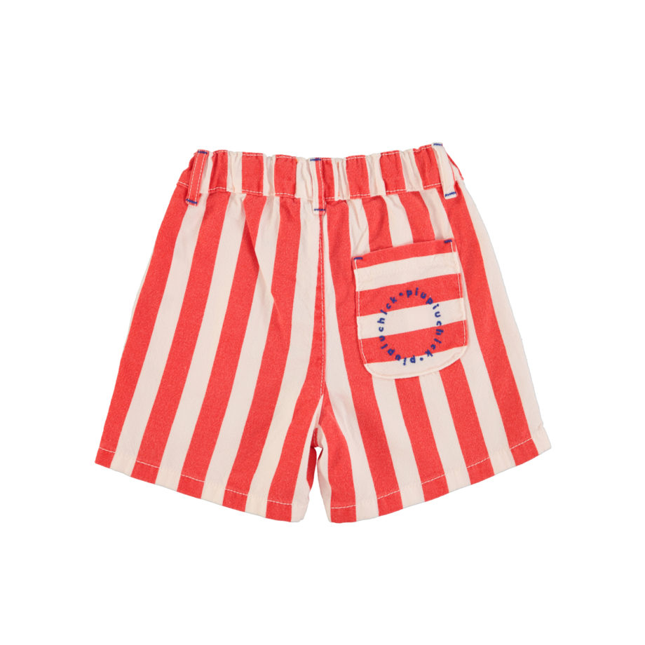 PIUPIUCHICK | boy shorts | white & red stripes