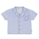 PIUPIUCHICK | hawaiian shirt | light blue soft denim