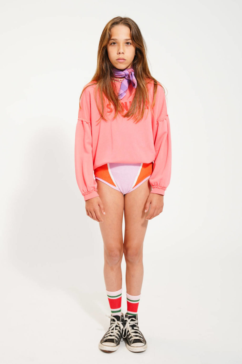 PIUPIUCHICK | Sweatshirt | pink w/ "senior" print