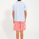 PIUPIUCHICK | boy shorts | white & red stripes