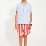 PIUPIUCHICK | boy shorts | white & red stripes