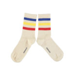 PIUPIUCHICK | socks | ecru w/ multicolor stripes