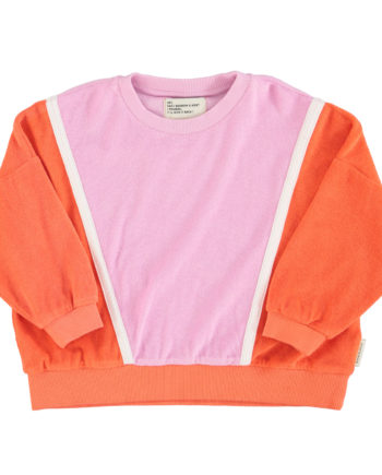 PIUPIUCHICK | sweatshirt | orange & lavender