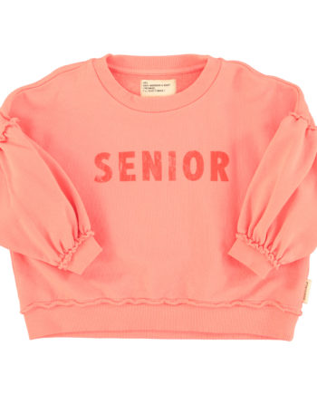 PIUPIUCHICK | Sweatshirt | pink w/ "senior" print