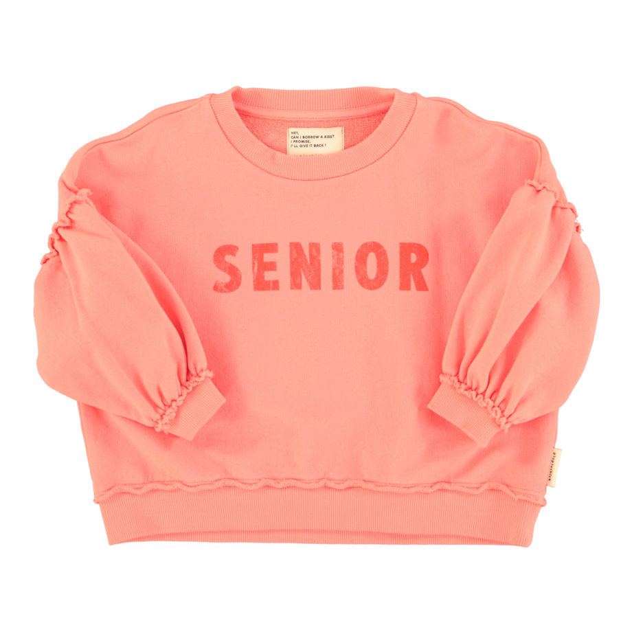 PIUPIUCHICK | Sweatshirt | pink w/ "senior" print