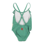 PIUPIUCHICK | swimsuit w/ ruffles | green w/ cherry print