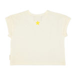 PIUPIUCHICK | t-shirt | ecru w/ multicolor "camp" print