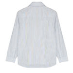 TANGERINE | Chemise oversize Light cream/ baby blue
