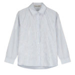 TANGERINE | Chemise oversize Light cream/ baby blue