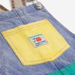 BOBO CHOSES | Smiling color block denim dungaree