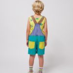 BOBO CHOSES | Smiling color block denim dungaree