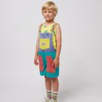 BOBO CHOSES | Smiling color block denim dungaree