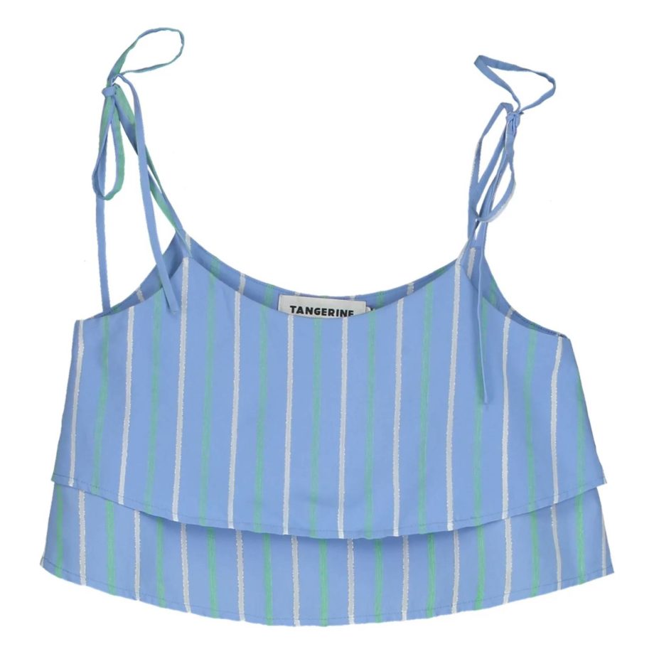 TANGERINE | Blouse turquoise / light blue