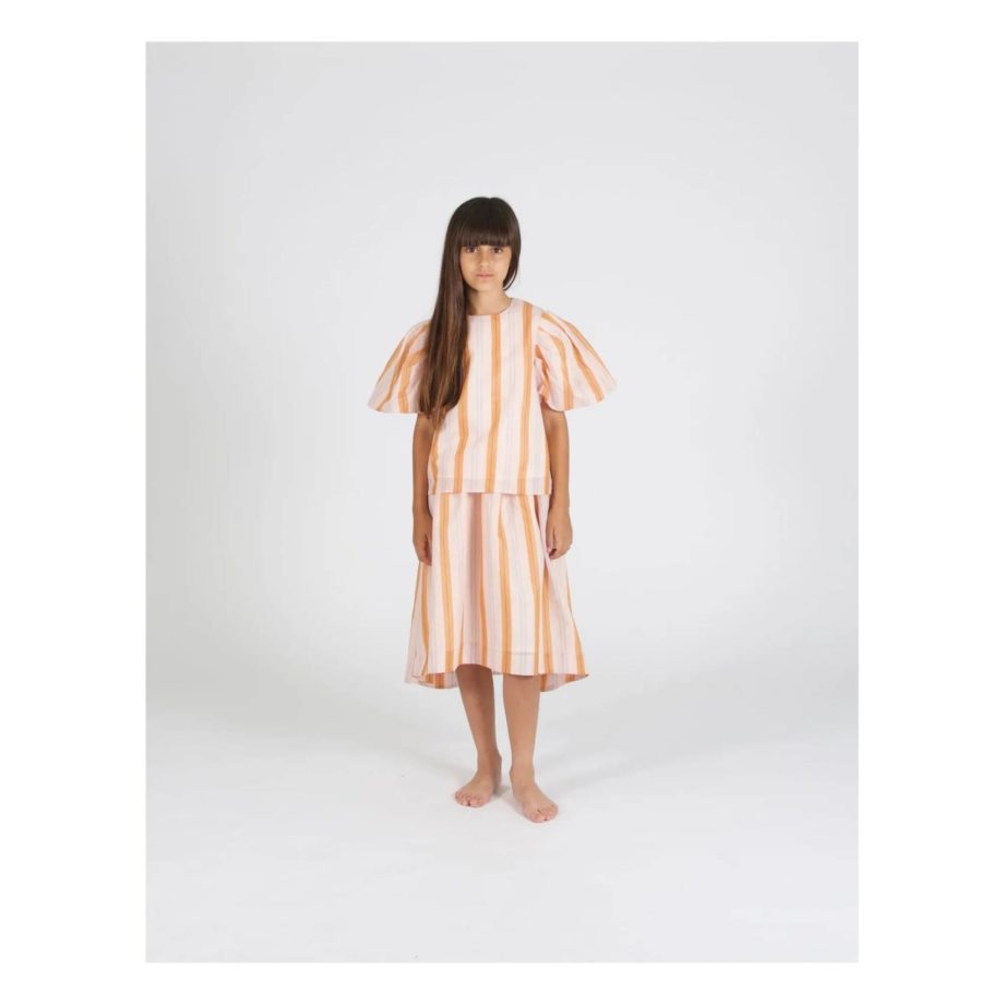 TANGERINE | Blouse rayée pink/ orange