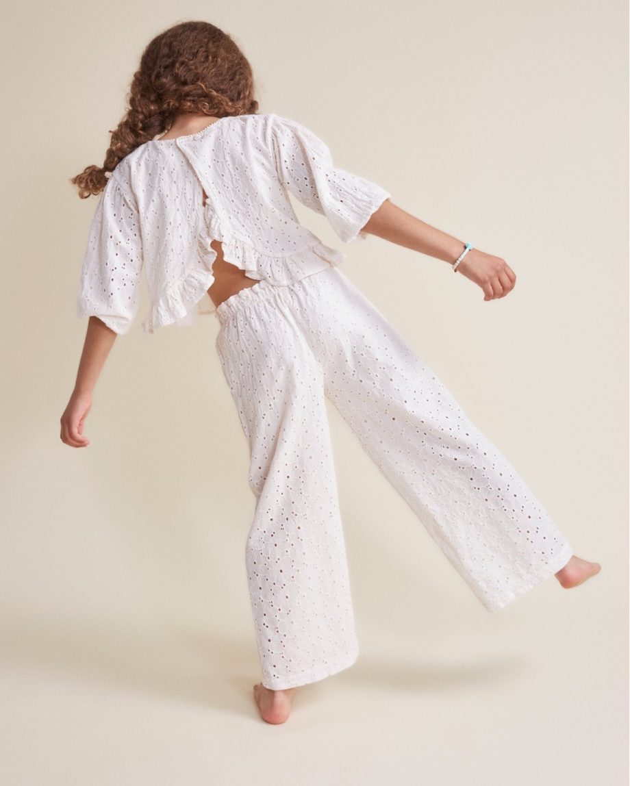 BÚHO | Blouse broderies Ivory