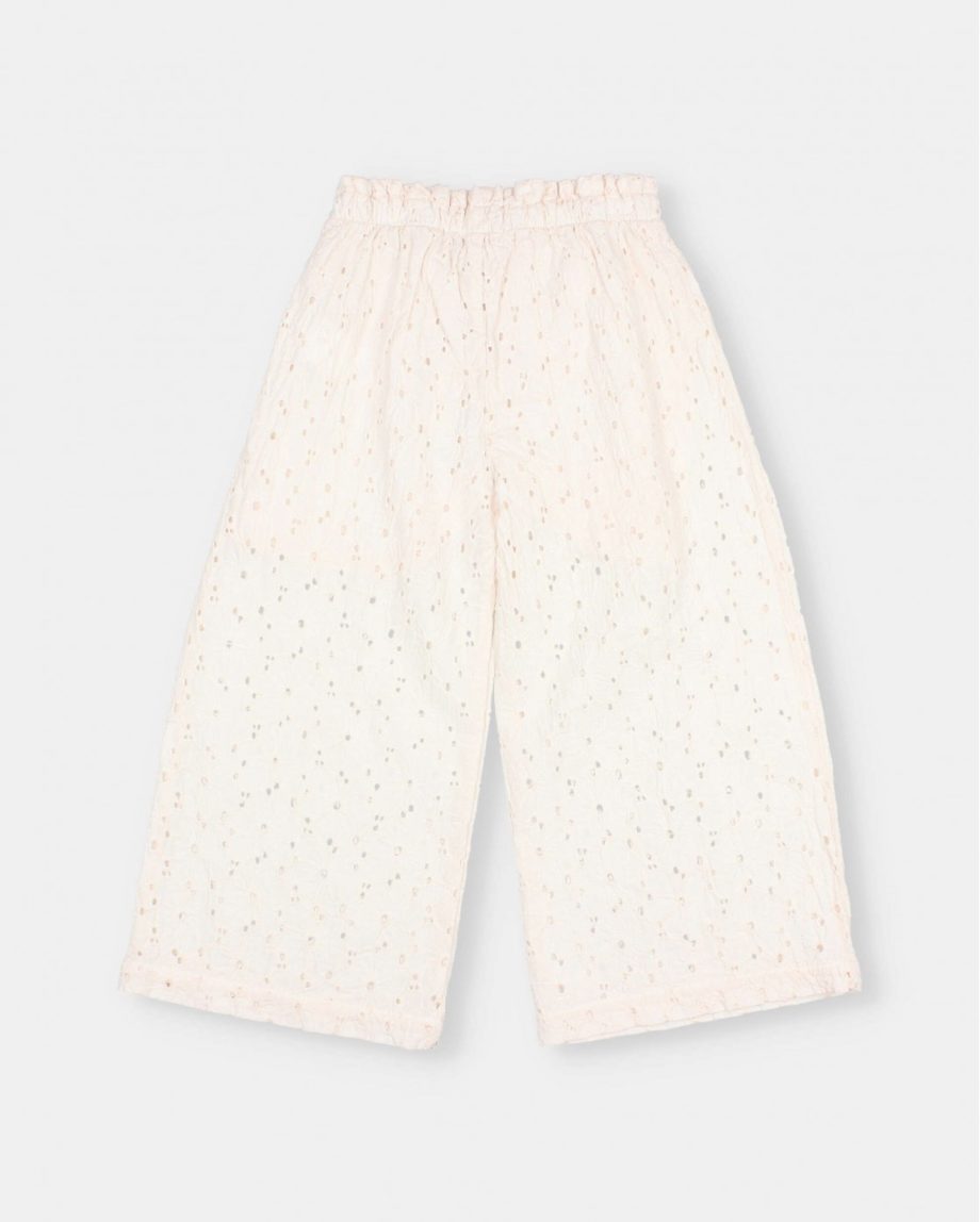 BÚHO | Pantalon broderies Ivory