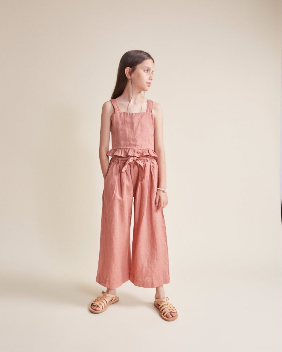 BÚHO | Pantalon lin Argile
