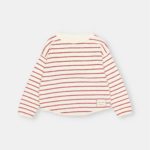 BÚHO | Terry sweat-shirt rayé Argile