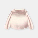BÚHO | Terry sweat-shirt rayé Argile