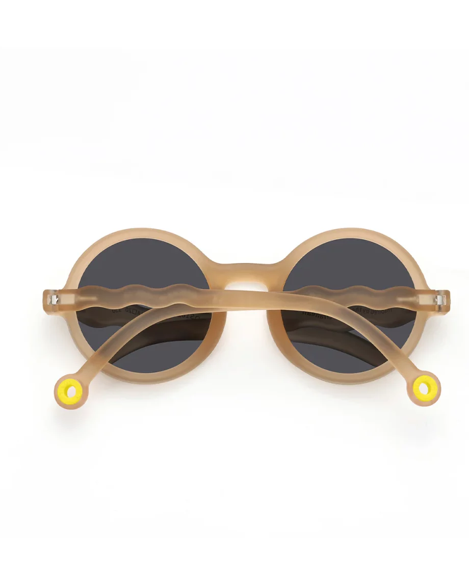 OLIVIOandCO | lunettes de soleil 3-5 ans rond - polarisé - Sand Beige