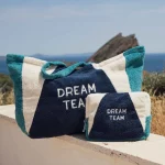CHAMAYE | Trousse de toilette éponge Dream Team bleu