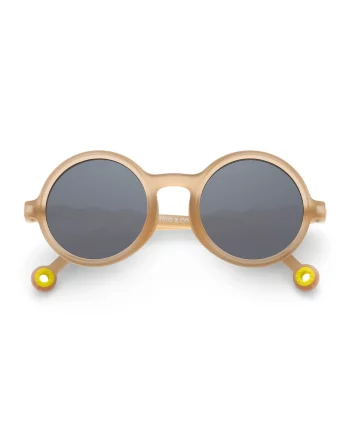 OLIVIOandCO | lunettes de soleil 3-5 ans rond - polarisé - Sand Beige