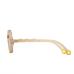 OLIVIOandCO | lunettes de soleil 3-5 ans rond - polarisé - Sand Beige