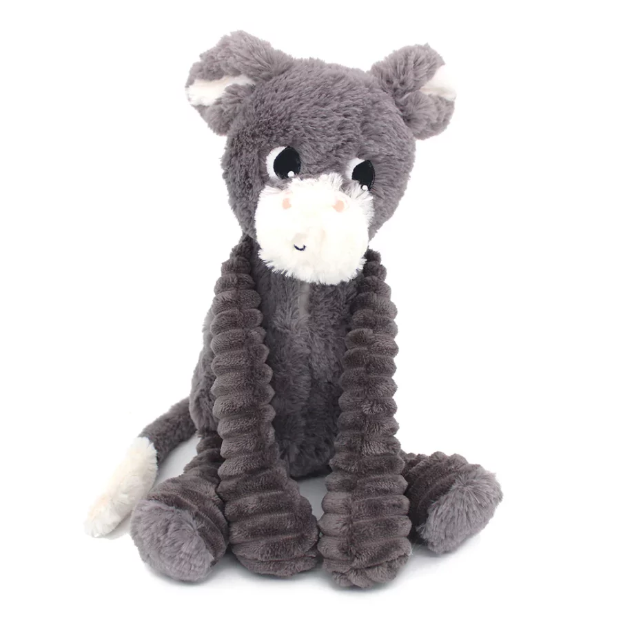 LES PTIPOTOS | âne Poitou maman et son bébé gris