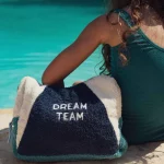 CHAMAYE | Trousse de toilette éponge Dream Team bleu