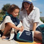 CHAMAYE | Trousse de toilette éponge Dream Team bleu