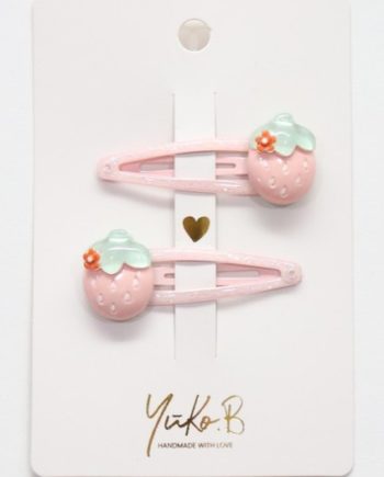 YUKO B | barrettes Fraises
