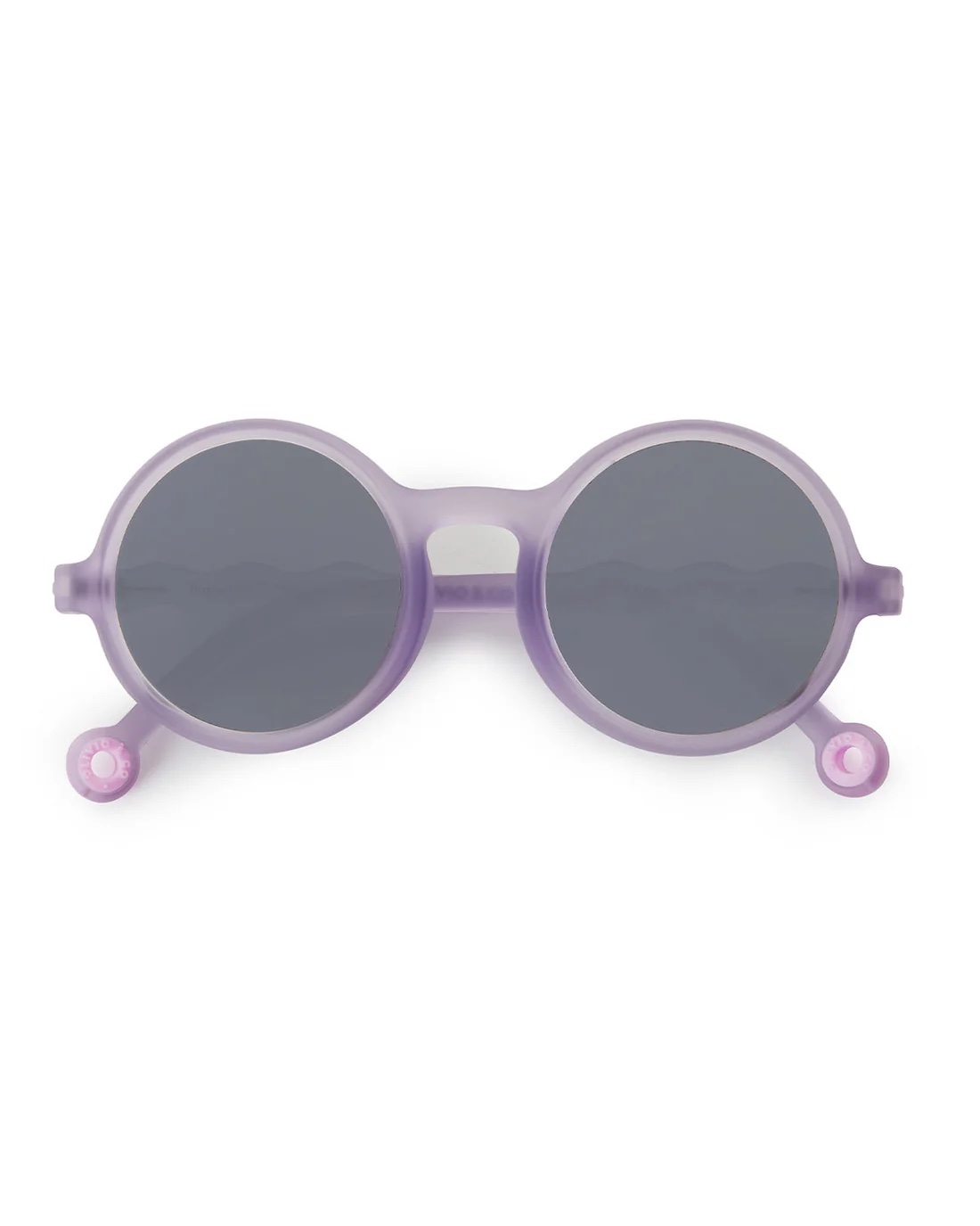 OLIVIOandCO | lunettes de soleil 3-5 ans rond - polarisé - Purple Coral