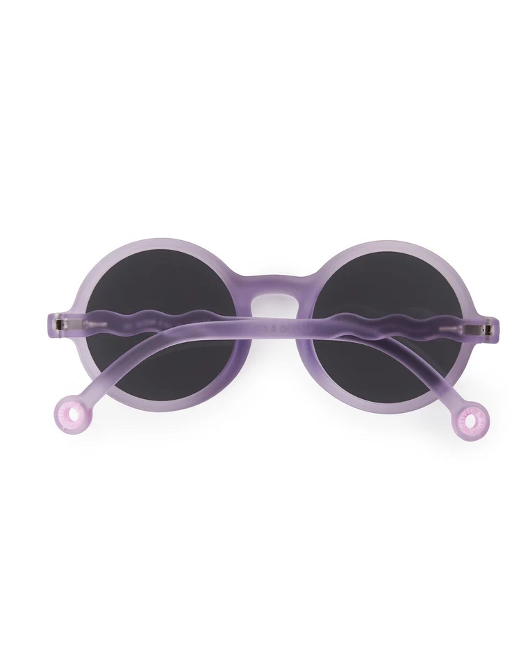 OLIVIOandCO | lunettes de soleil 3-5 ans rond - polarisé - Purple Coral