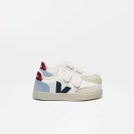 VEJA | V-12 LEATHER WHITE MULTICO STEEL