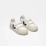VEJA | V-12 LEATHER WHITE MULTICO STEEL
