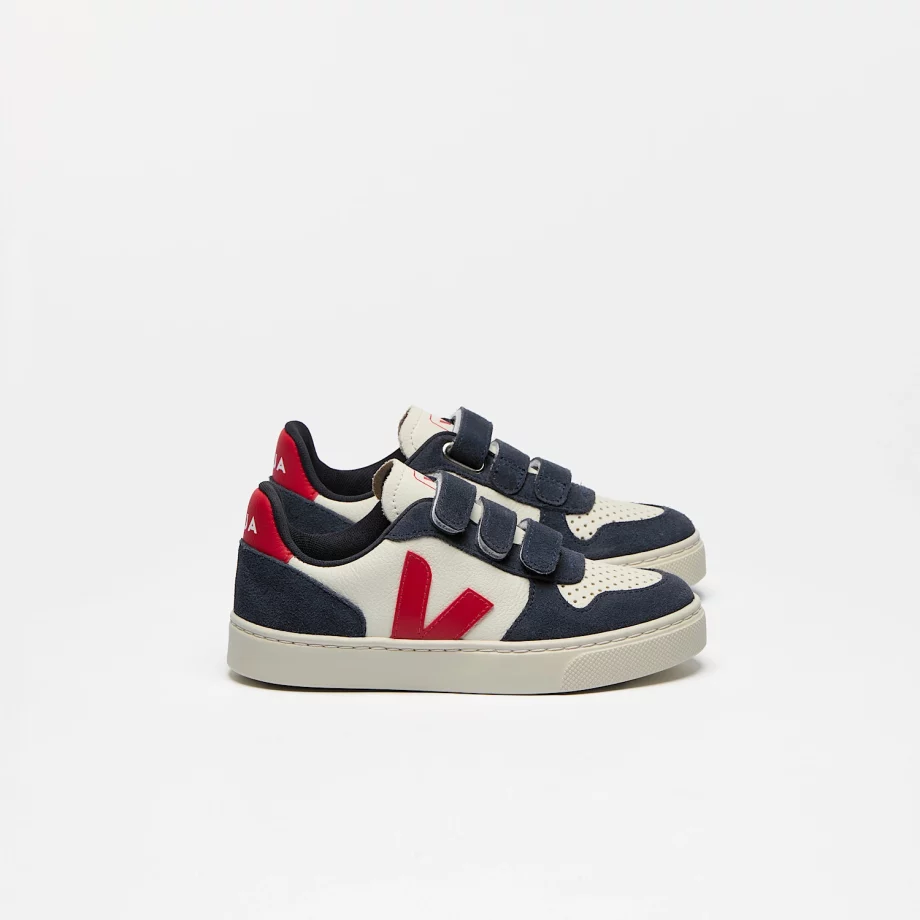 VEJA | V-10 LEATHER PURE PEKIN NAUTICO